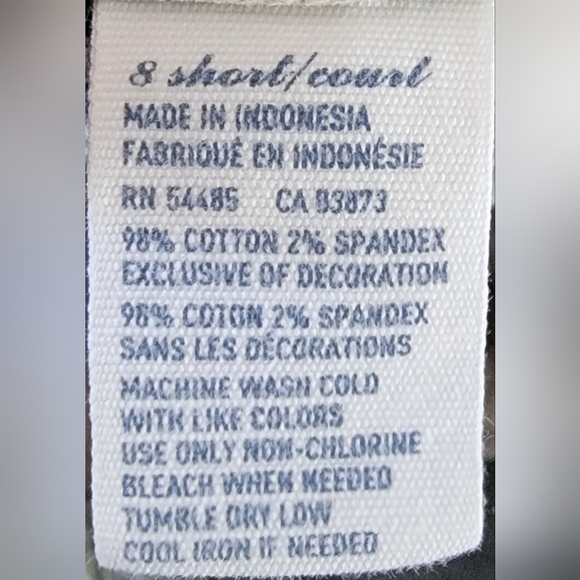 American Eagle AE Mid Rise Midrise Flared Wide Leg Khaki Dress Pants 8 Short - Picture 6 of 8